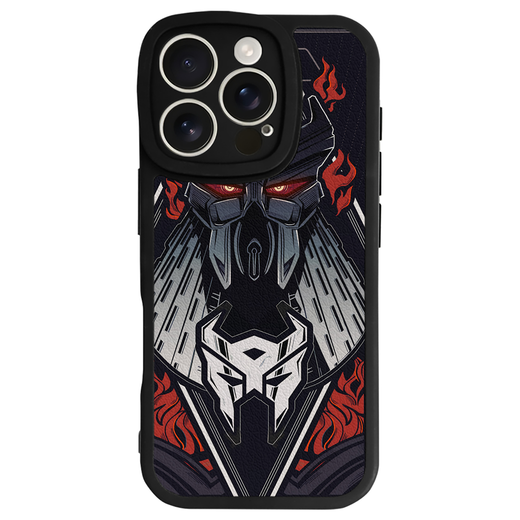 （画像用） Transformers トランスフォーマー 【iPhone 16シリーズ対応】シリコンスマホケース（レザー調） 材質：シリコン
